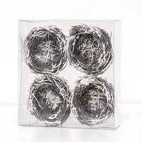 4 Set Snow Fallen Birdnests - The Fox Decor