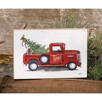 Santa's Tree Farm Block - The Fox Decor