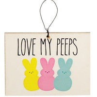Thumbnail for Hangin With My Peeps Love My Peeps Ornament 2 Asstd