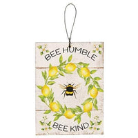 Bee Humble Bee Kind Lemon Wreath Ornament - The Fox Decor