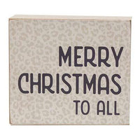 3 Set Merry Christmas to All Blocks - The Fox Decor