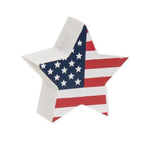 3 Set Red White and Blessed Blocks - The Fox Decor