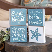 Sandy & Bright Block 4 Asstd - The Fox Decor