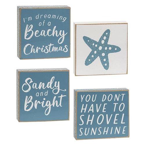 Sandy & Bright Block 4 Asstd - The Fox Decor