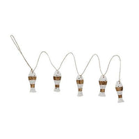 Thumbnail for Distressed Wooden Fish Garland 6 Asstd - The Fox Decor
