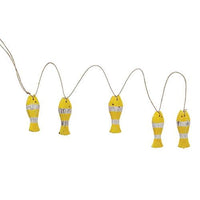 Thumbnail for Distressed Wooden Fish Garland 6 Asstd - The Fox Decor