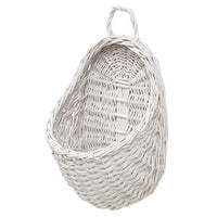 Thumbnail for White Willow Wall Pocket Basket