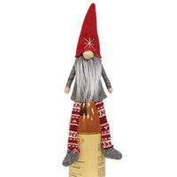 Nordic Gnome Red Felted Bottle Topper - The Fox Decor