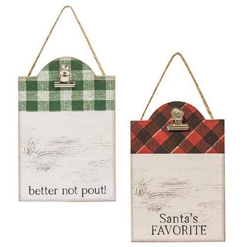 Photo Clip Ornament 2 Asstd - The Fox Decor