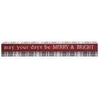 Love You to the North Pole May Your Days Be Merry Sign 2 Asstd - The Fox Decor