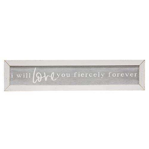 Love Fiercely Framed Print - The Fox Decor