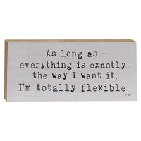 Thumbnail for I'm Totally Flexible Block - The Fox Decor