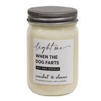 Dog Farts Soy Mason Jar Candle - The Fox Decor