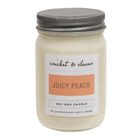 Juicy Peach Soy Mason Candle - The Fox Decor