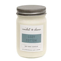 Thumbnail for Cozy Cotton Soy Jar Candle, 12oz - The Fox Decor