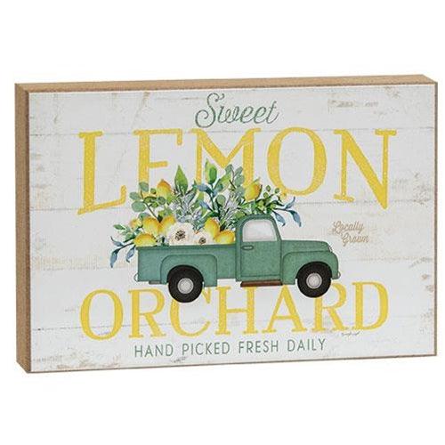 Lemon Orchard Truck Block - The Fox Decor
