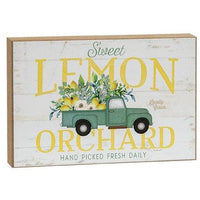 Lemon Orchard Truck Block - The Fox Decor