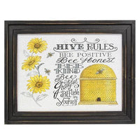 Thumbnail for Hive Rules Framed Print 16 x 12 - The Fox Decor