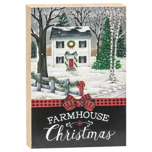 Farmhouse Christmas Block - The Fox Decor