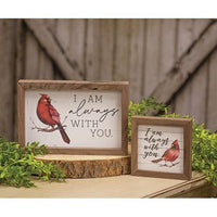 Thumbnail for I Am Always With You Cardinal Framed Print 4 sq
