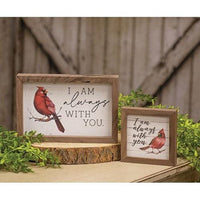Thumbnail for I Am Always With You Cardinal Framed Print 4 sq - The Fox Decor