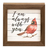 Thumbnail for I Am Always With You Cardinal Framed Print 4 sq