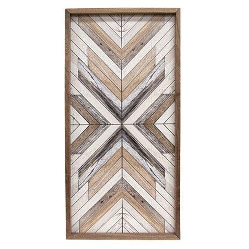 Pattern Washed Driftwood Framed Print - The Fox Decor