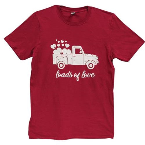 Loads of Love T-Shirt Cardinal Red Small