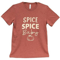 Thumbnail for Spice Spice Baby T-Shirt Heather Clay XL - The Fox Decor