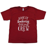 Thumbnail for Cookie Baking Eating Crew Youth T-Shirt Cardinal Youth Large