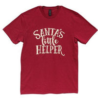 Santa's Little Helper T-Shirt Cardinal Red XL - The Fox Decor
