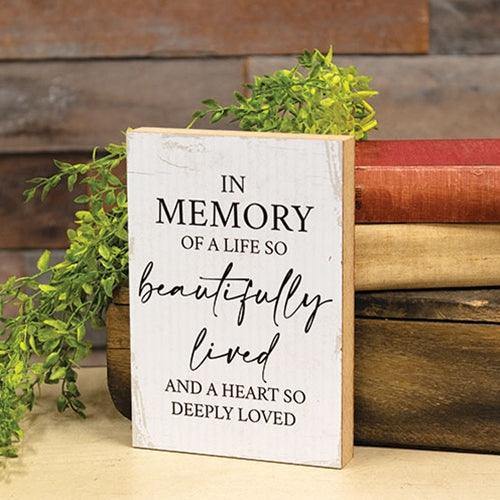A Life So Beautifully Lived Block - The Fox Decor