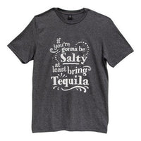 If You're Gonna Be Salty Bring Tequila T-Shirt Heather Dark Gray XXL - The Fox Decor