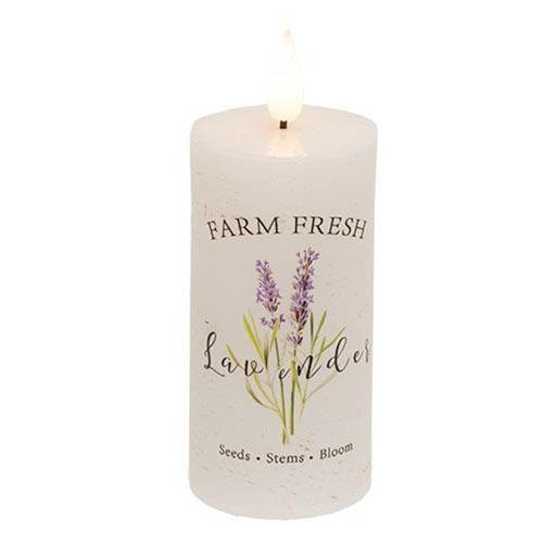 Farm Fresh Lavender LED Votive 2x4 - The Fox Decor