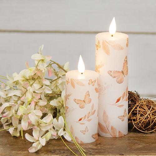 Apricot Breeze Butterfly Timer Pillar 2 x 4 - The Fox Decor