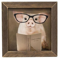 Creative Cooking Pig Framed Print - The Fox Decor