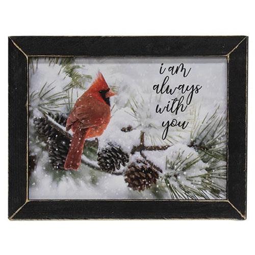 Always With You Cardinal Framed Print