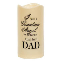 Mother Dad LED Timer Pillar 2 Asstd - The Fox Decor