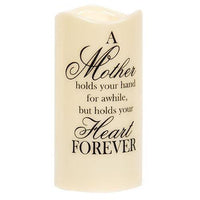 Mother Dad LED Timer Pillar 2 Asstd - The Fox Decor