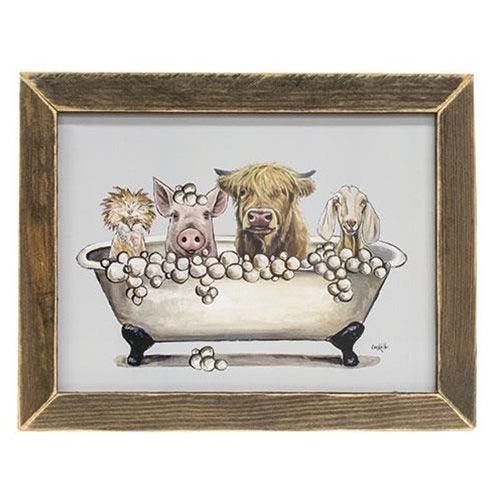 Tubby Time Framed Print