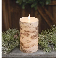 Thumbnail for Birch Look LED Timer Votive 2 x 3 - The Fox Decor