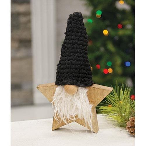 Wooden Star Gnome - The Fox Decor