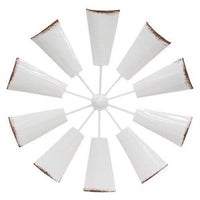 Shabby Chic Metal Hanging Windmill 1025 - The Fox Decor