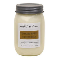 Thumbnail for Vermont Maple Shortbread Jar Candle 12oz - The Fox Decor