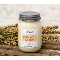 Thumbnail for Warm Maple Bourbon Pint Jar Candle