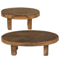 Thumbnail for 2 Set Wooden Oval Risers - The Fox Decor