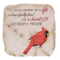 Thumbnail for In Loving Memory Cardinal Stepping Stone - The Fox Decor