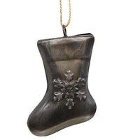 Thumbnail for Snowflake Embossed Metal Stocking Ornament - The Fox Decor