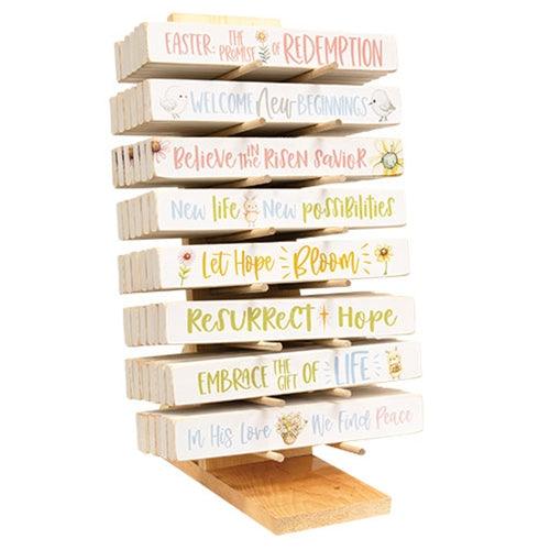 12 Display each w 48 Signs - Printed Easter Sayings - The Fox Decor
