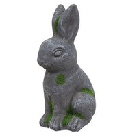 Dark Gray Resin Bunny - The Fox Decor